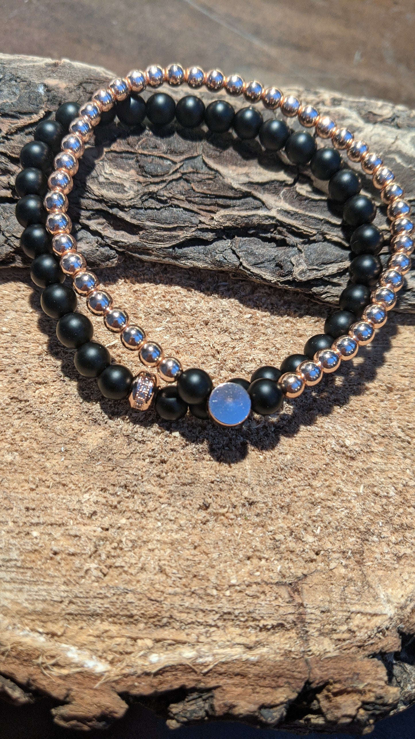 Onyx Bracelet Set