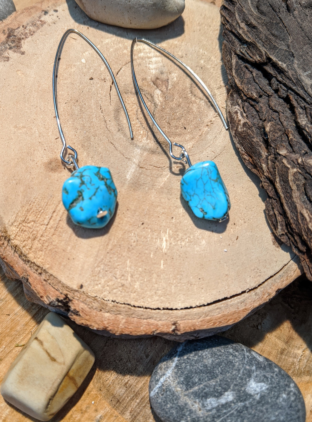 Big Stone Earring Turquoise