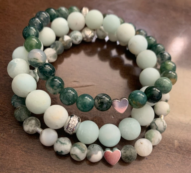 Green Stacker Bracelet
