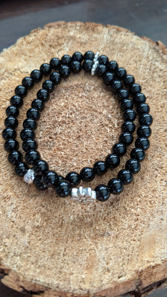 Onyx Bracelet Set