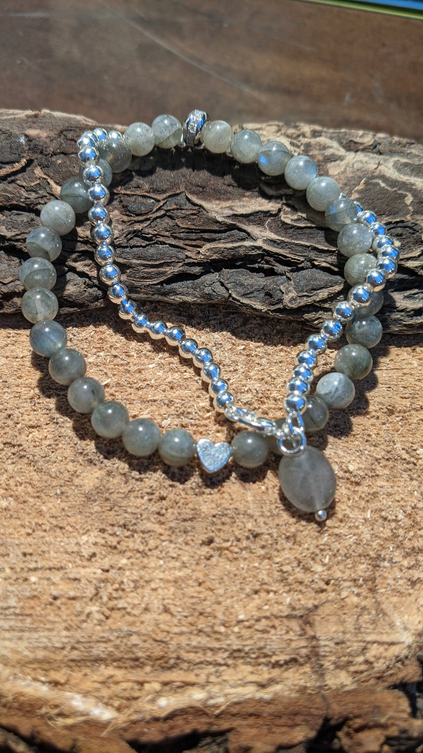 Labradorite Bracelet Set