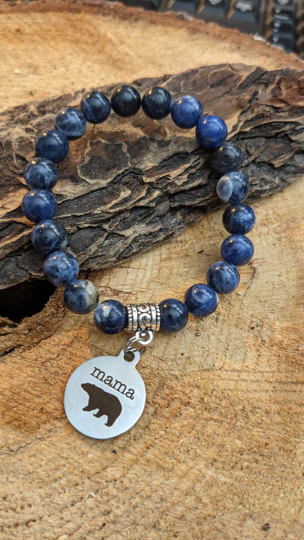 Mama Bear Bracelet - BLUE