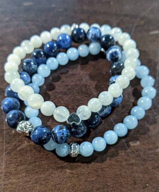 Blue Stacker Bracelet